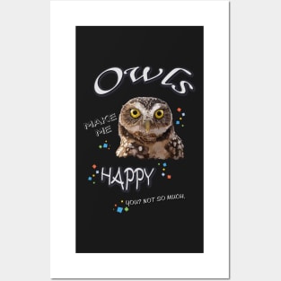 Owls Posters and Art